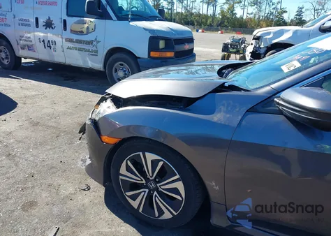 2018 Honda Civic Ex-T from USA, damaged, VIN JHMFC1F36JX008281